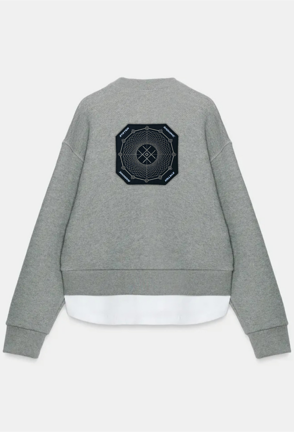 Sudadera cuello botones