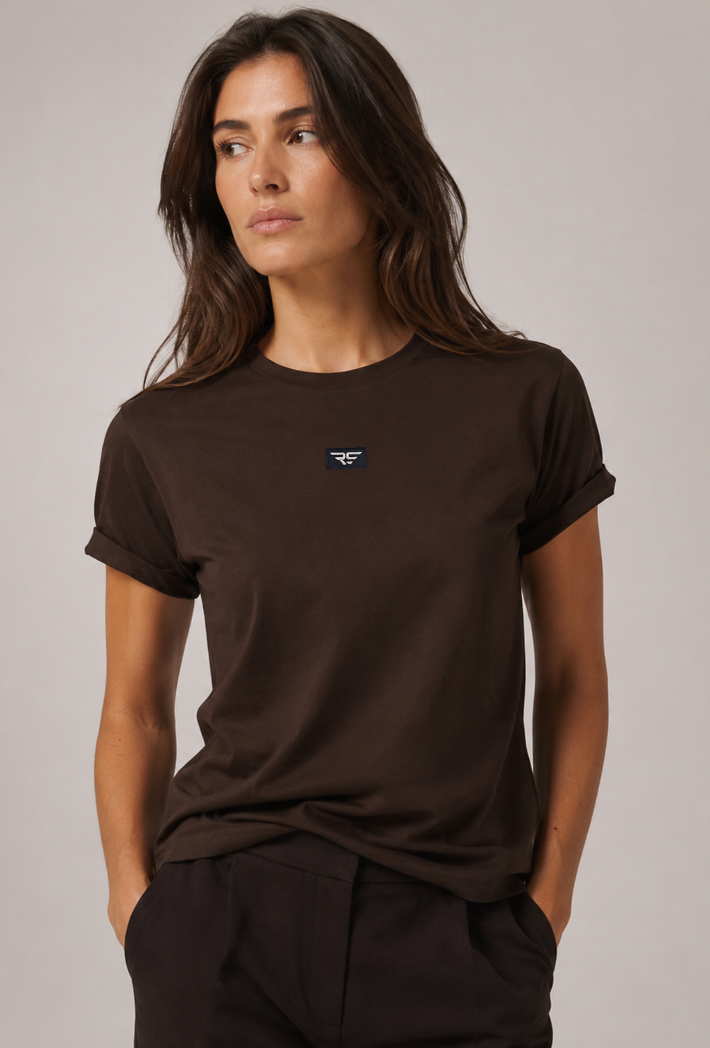 Camiseta RS Essential - Corte regular fit 100% algodón Mujer