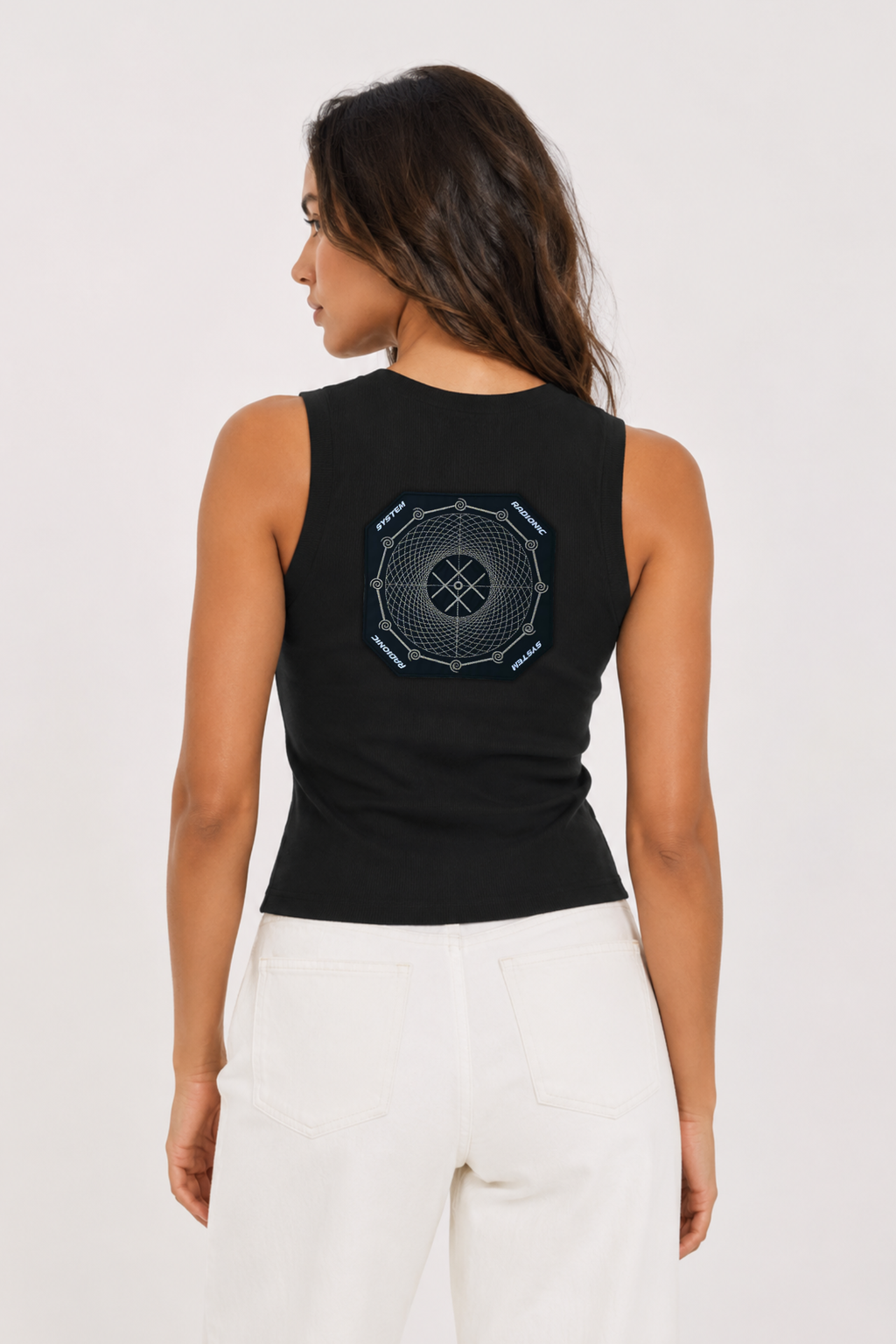 Camiseta sin mangas RS – Mujer