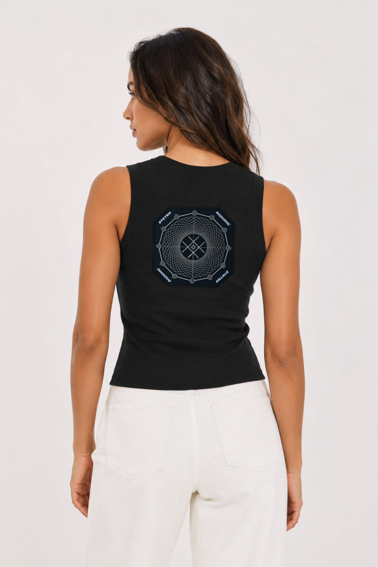 Camiseta sin mangas RS – Mujer