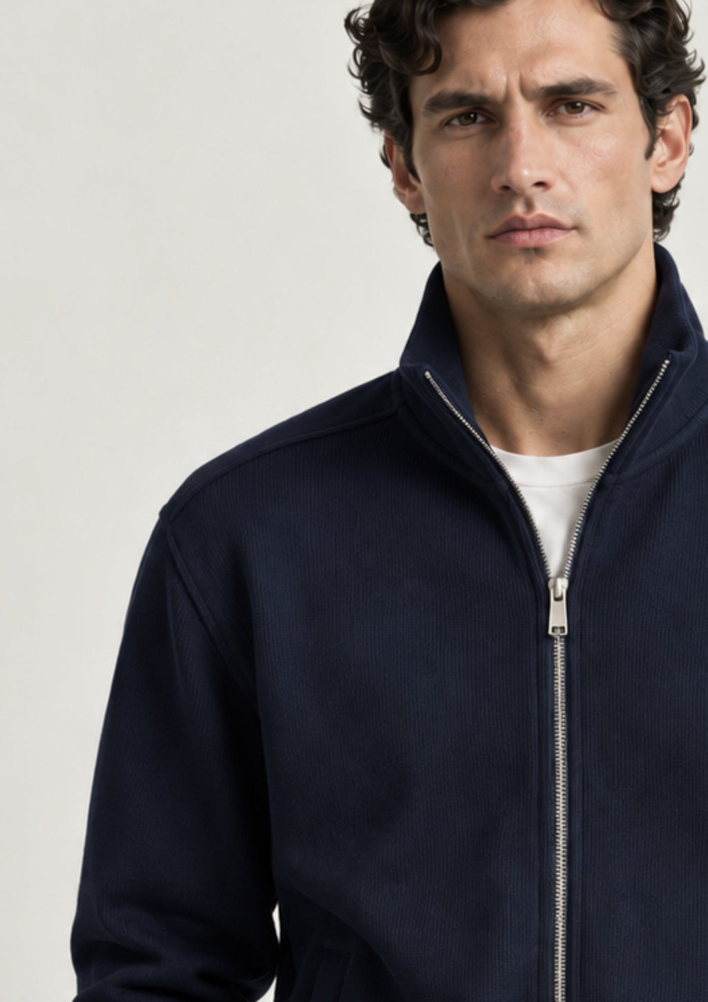 Chaqueta cremallera – regular fit