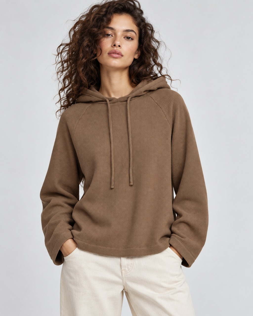 Sudadera capucha relax