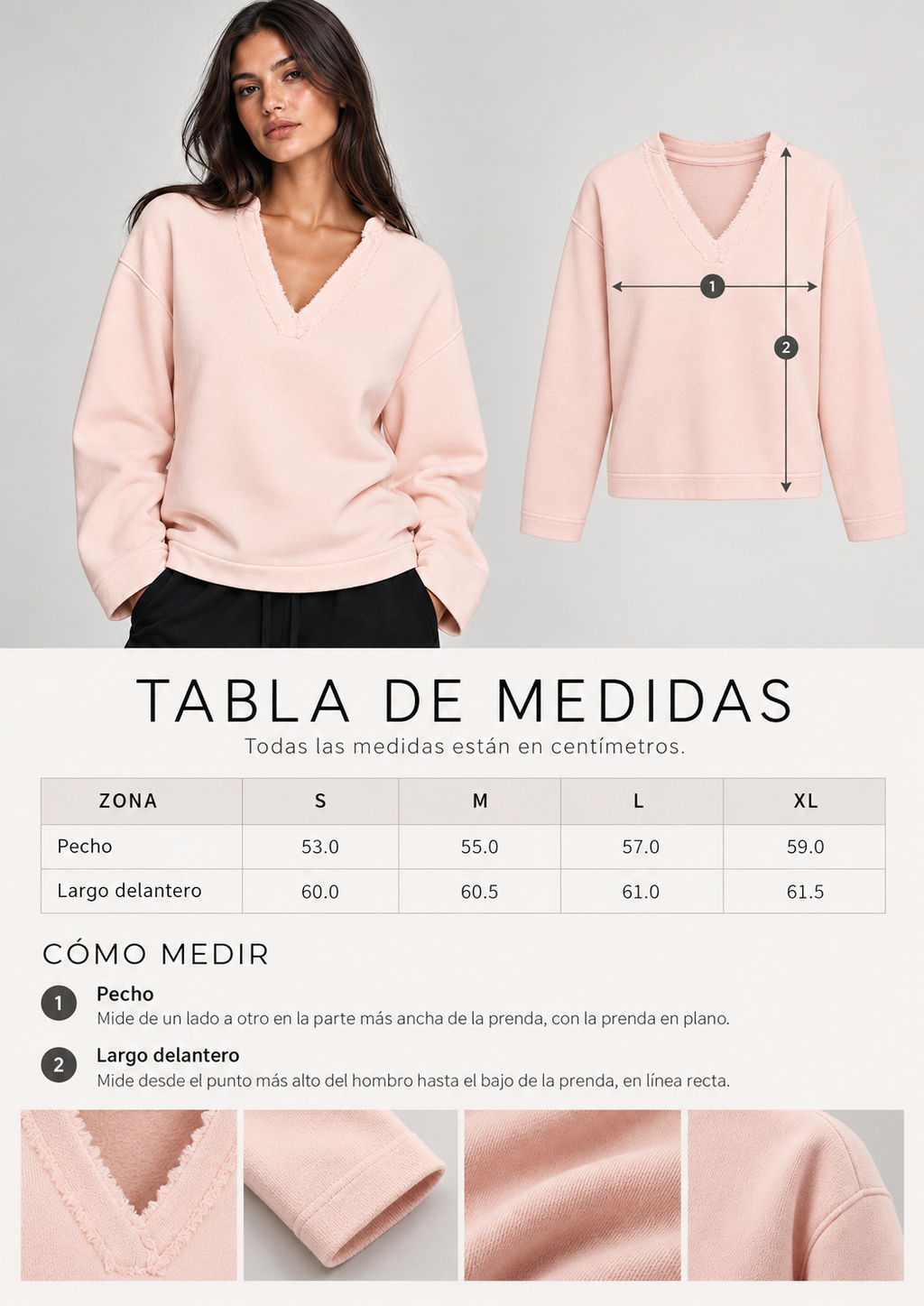 Jersey escote pico