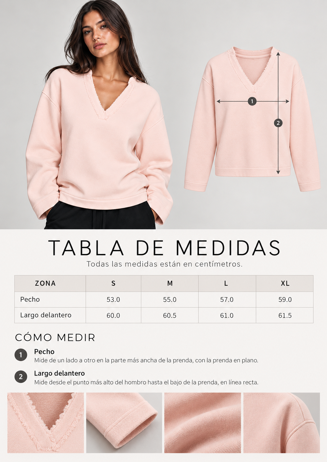 Jersey escote pico