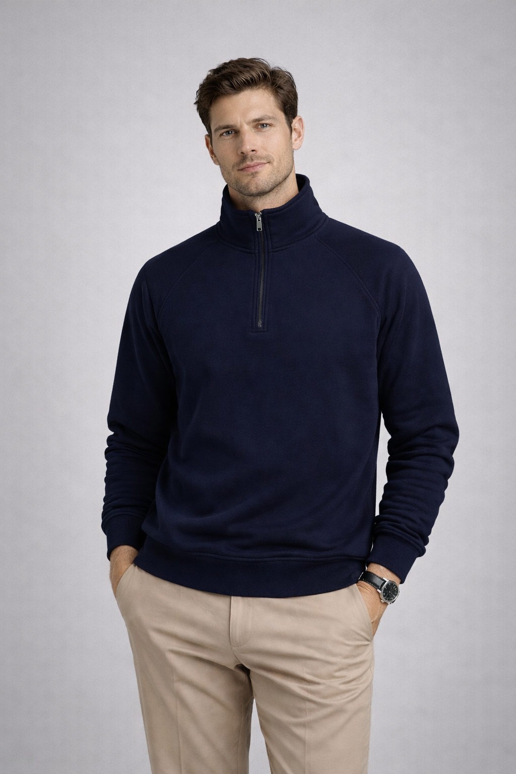 RS Half Zip Peniche – Sudadera oversize 320 GSM