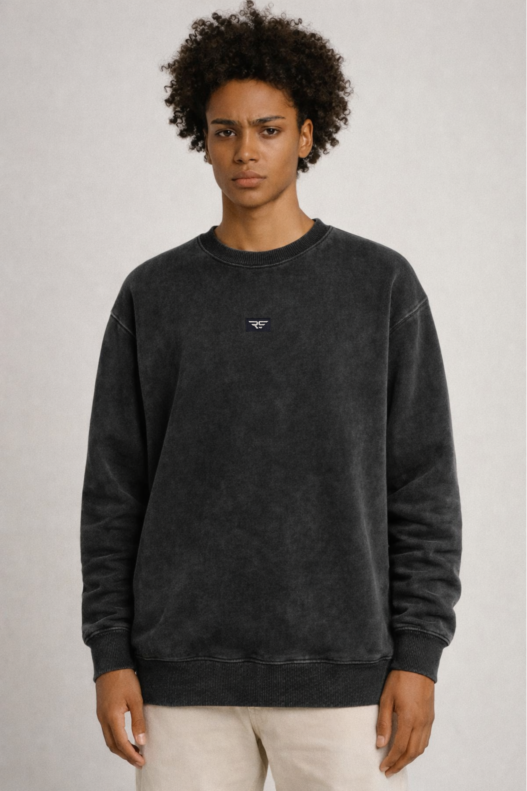 Sudadera RS Oversized Washed – 350G orgánico
