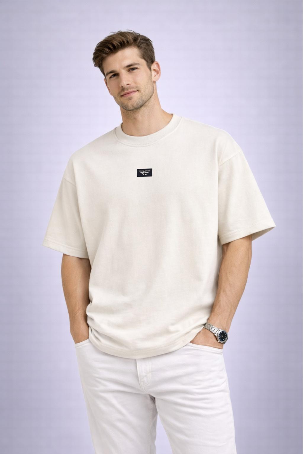 Camiseta RS Oversize Cropped – 240 g orgánico unisex