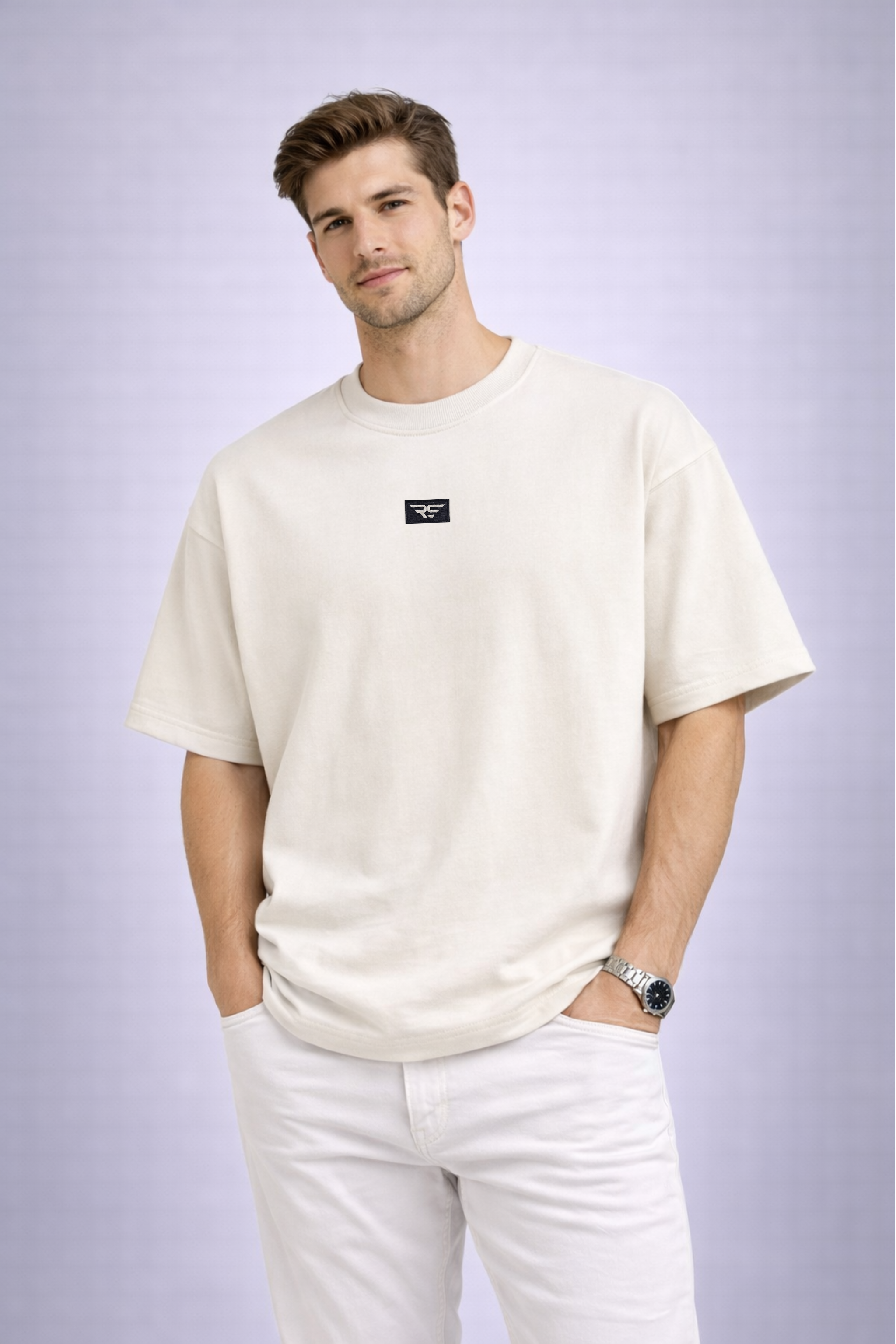 Camiseta RS Oversize Cropped – 240 g orgánico unisex