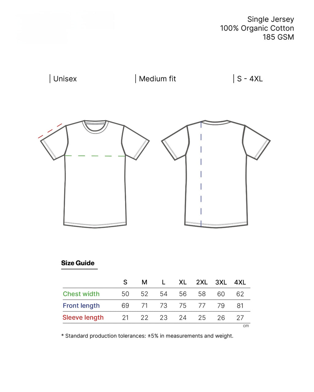 Camiseta RS Essential - Corte regular fit unisex