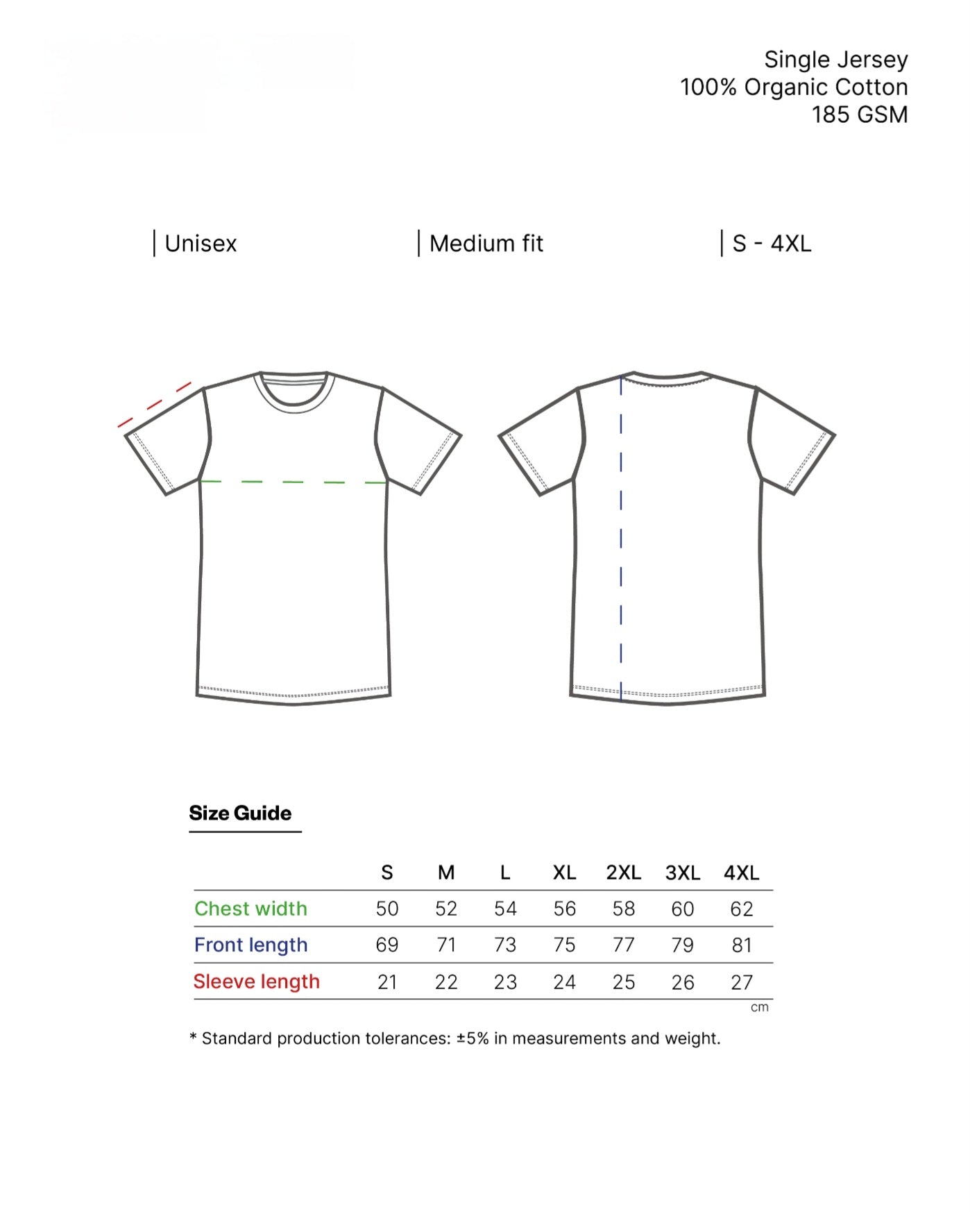 Camiseta RS Essential - Corte regular fit unisex