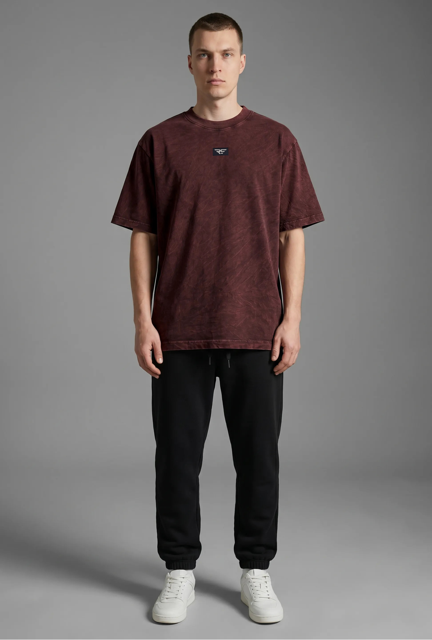 Camiseta oversize RS - Lavado piedra