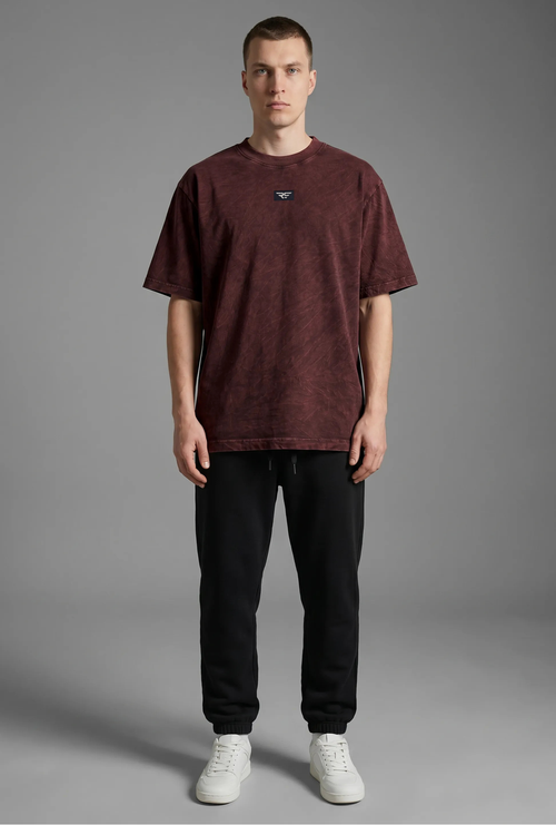 Camiseta oversize RS - Lavado piedra