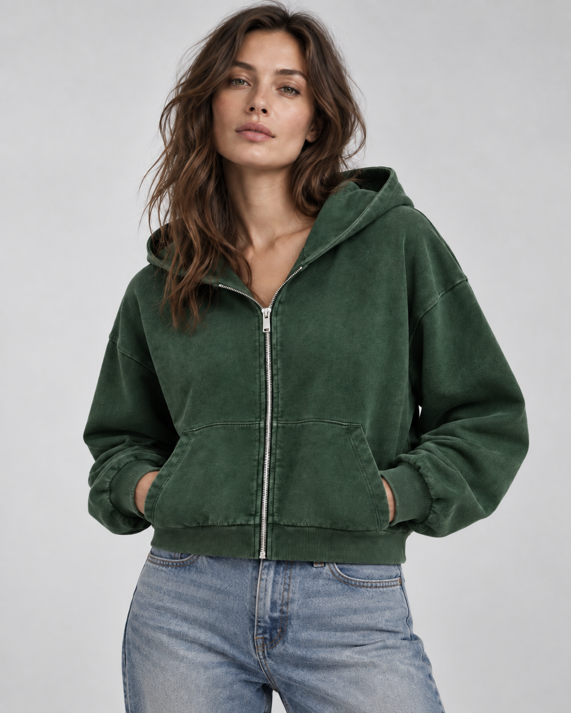 Sudadera mujer lavado