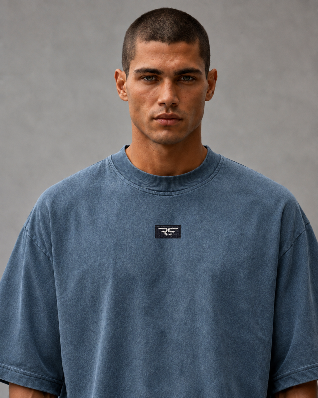 Camiseta oversize RS - Lavado piedra