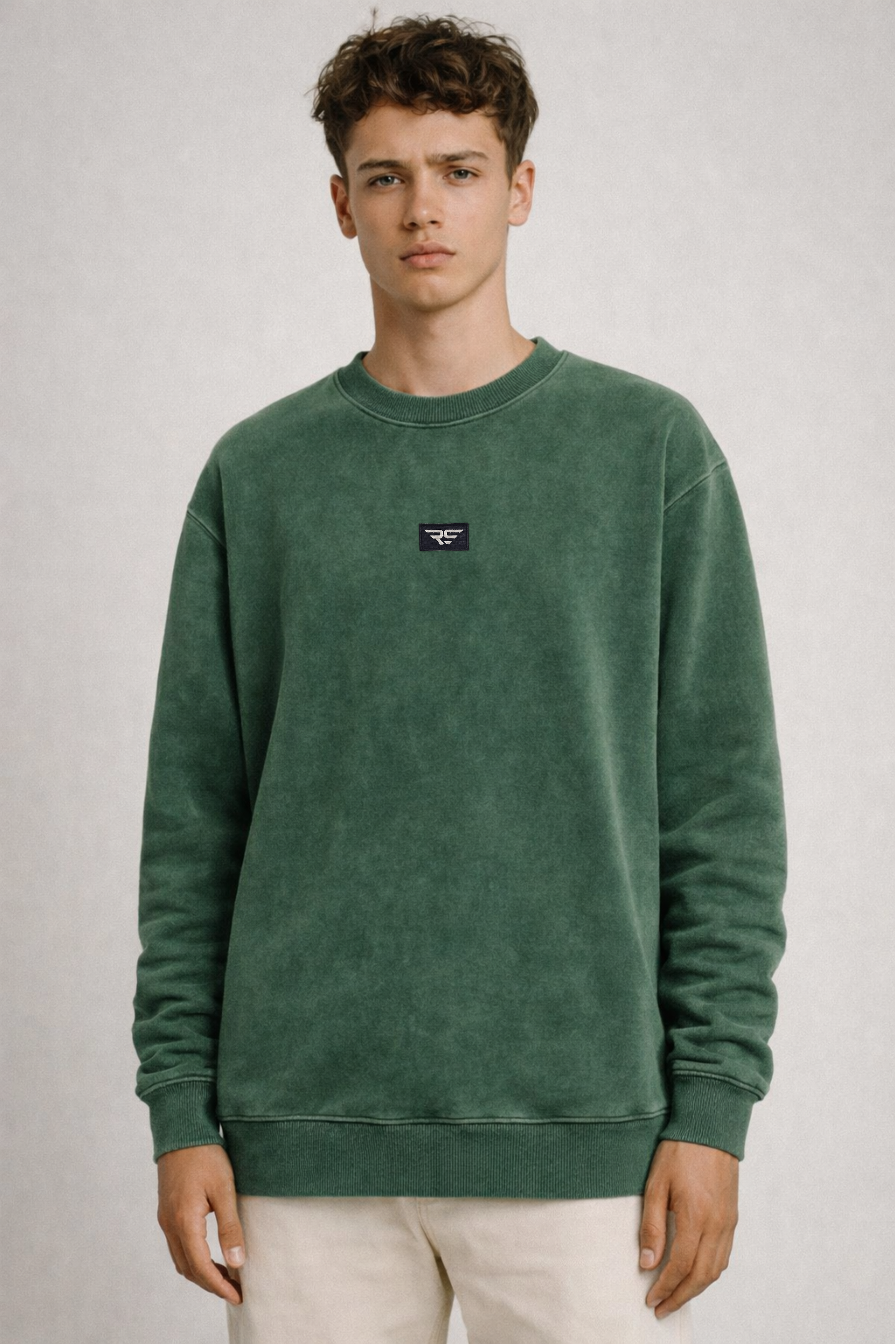 Sudadera RS Oversized Washed – 350G orgánico