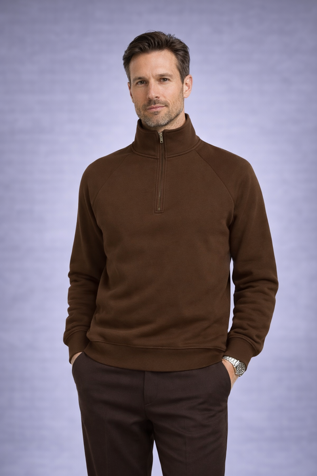 RS Half Zip Peniche – Sudadera oversize 320 GSM