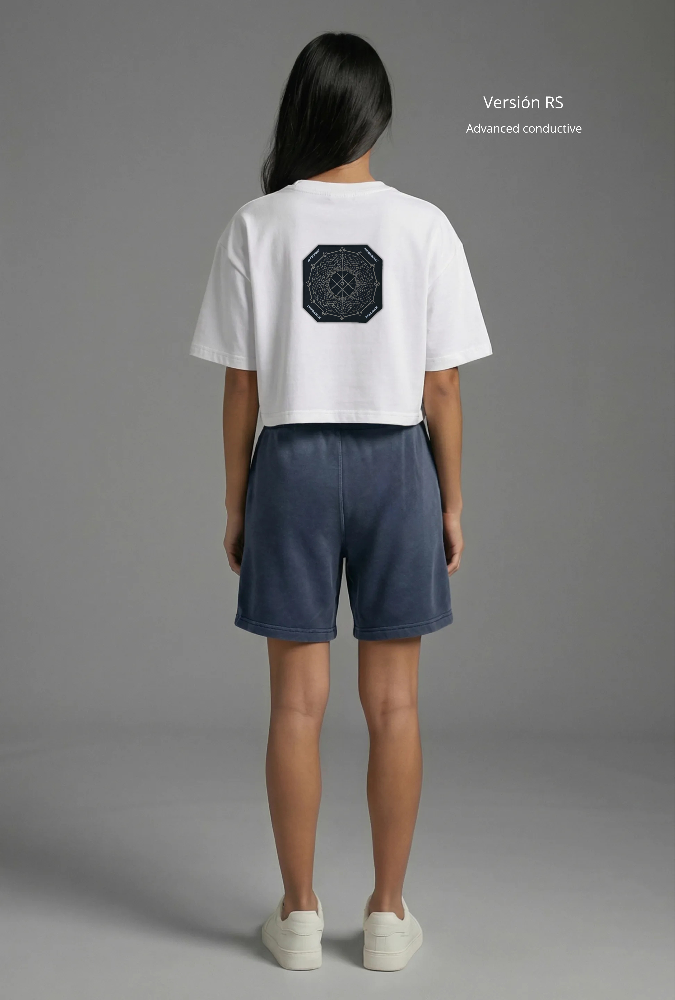 Camiseta Oversize Cropped RS – Mujer