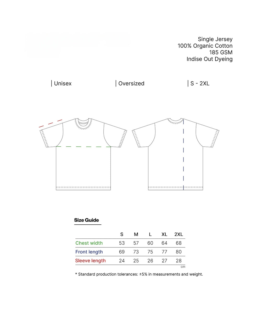 Camiseta Oversize Degradada (Inside Out) RS