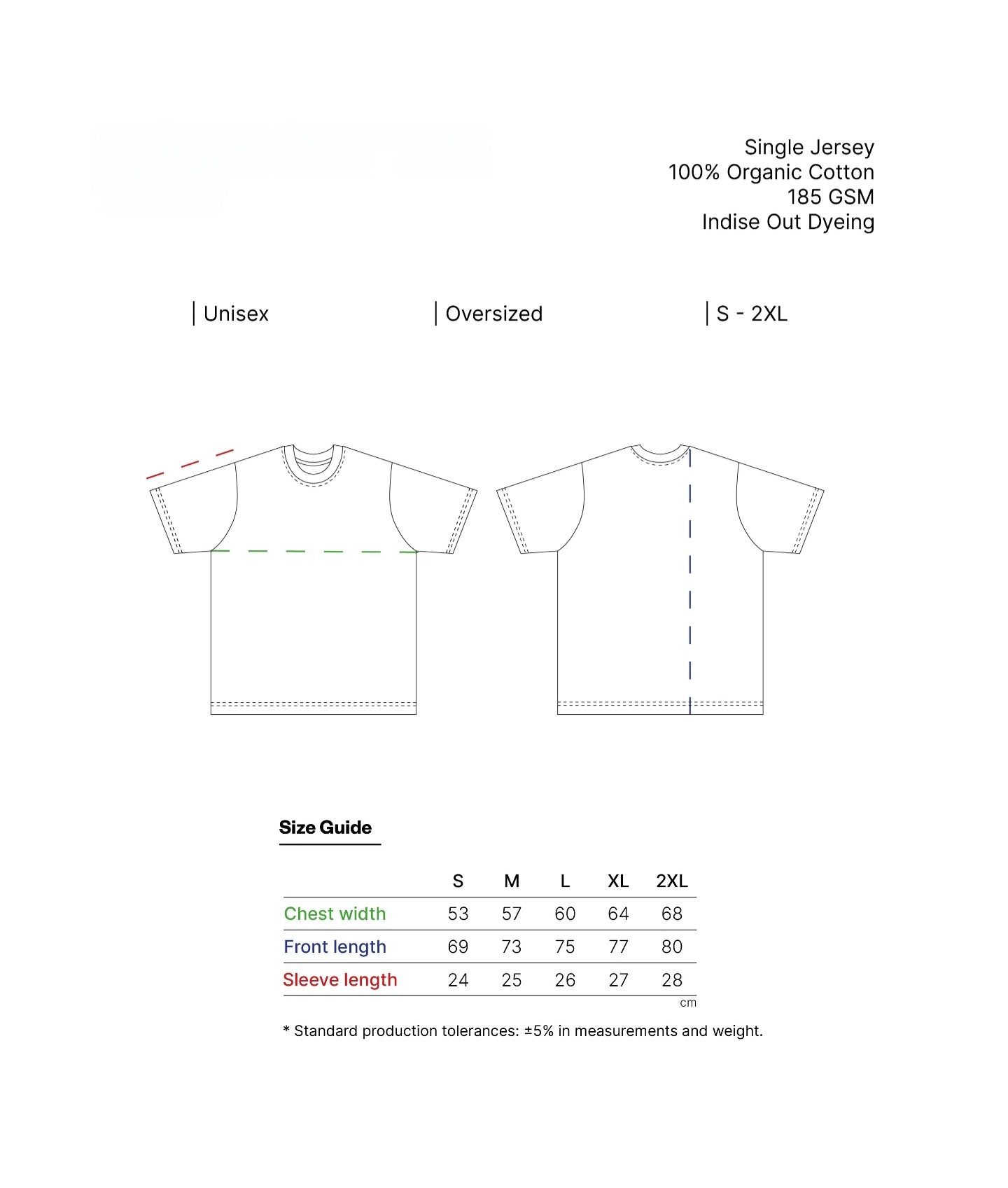 Camiseta Oversize Degradada (Inside Out) RS