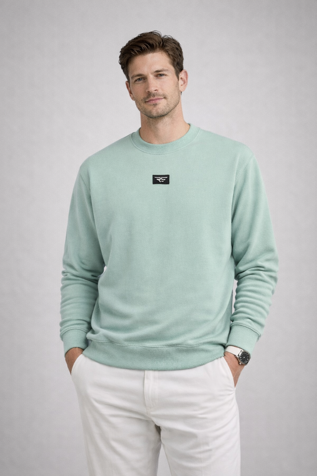 Sudadera RS Essential – Regular Fit Unisex (320 gr algodón premium, tacto melocotón)