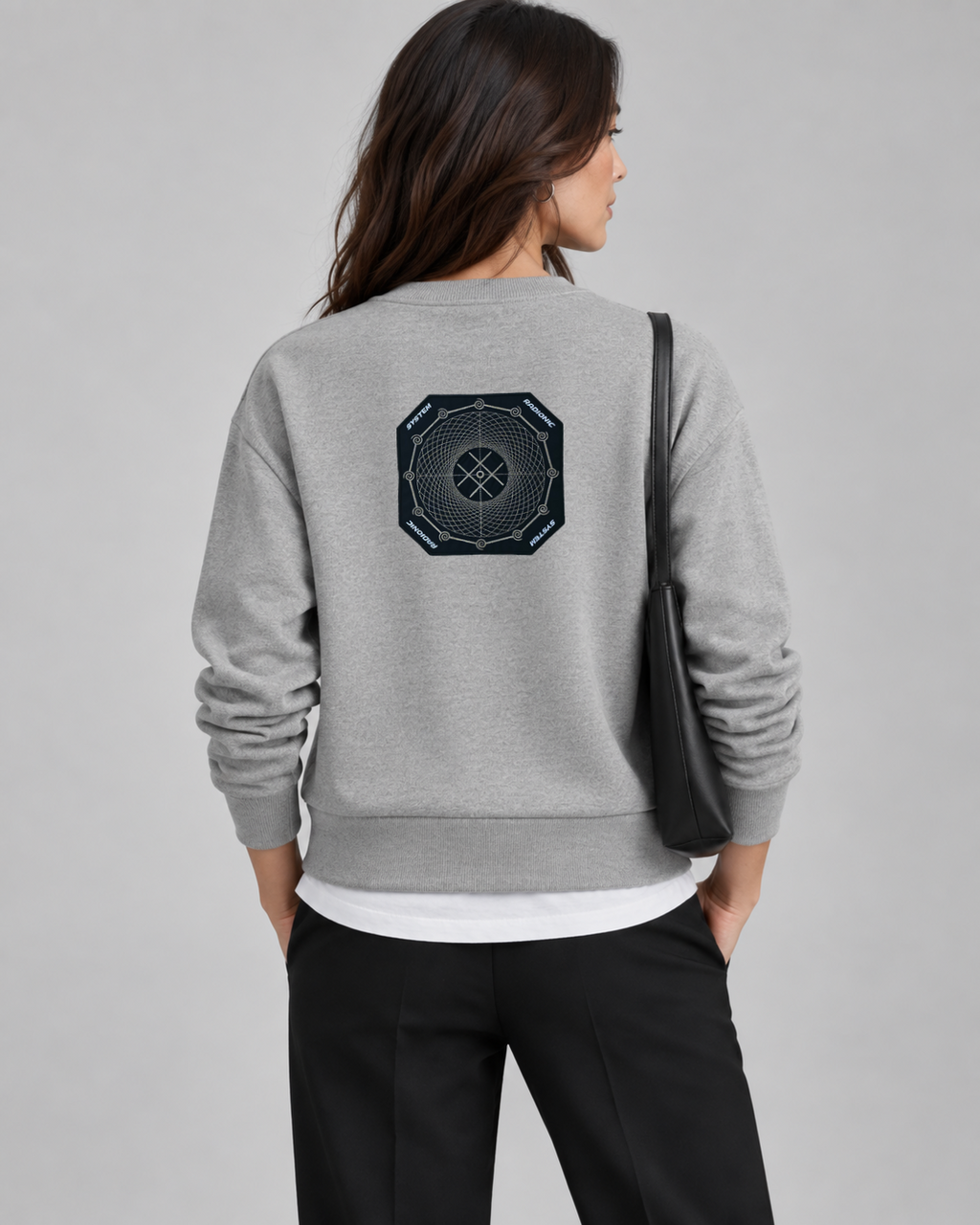 Sudadera cuello botones